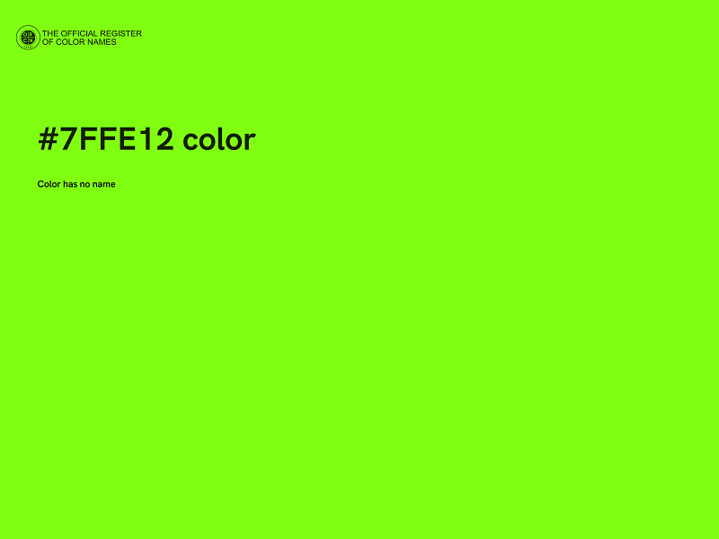 #7FFE12 color image