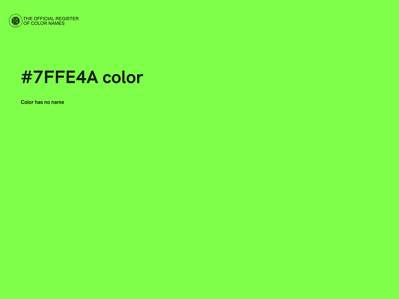 #7FFE4A color image