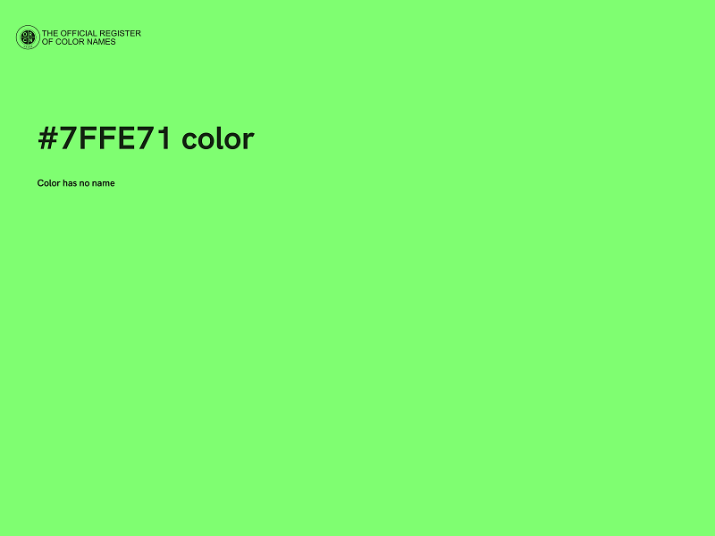 #7FFE71 color image