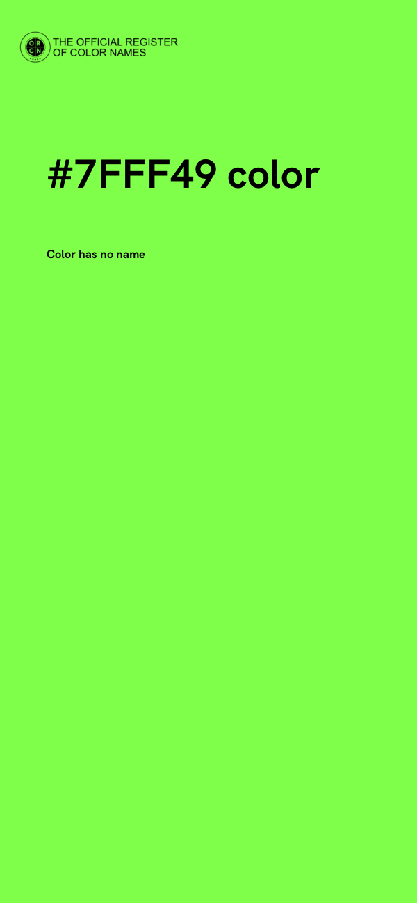 #7FFF49 color image