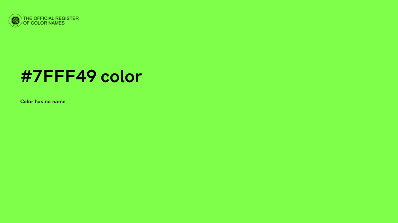 #7FFF49 color image