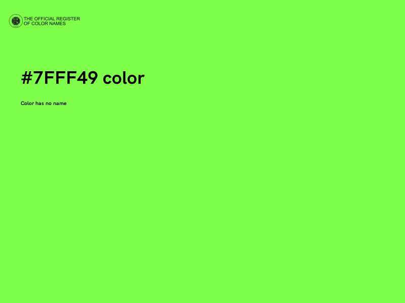#7FFF49 color image