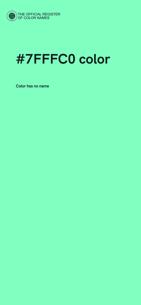 #7FFFC0 color image
