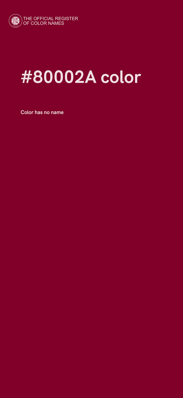 #80002A color image