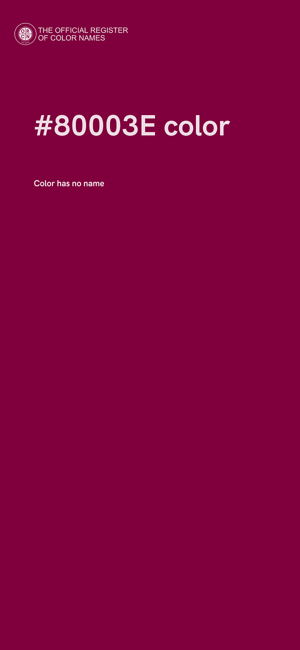 #80003E color image