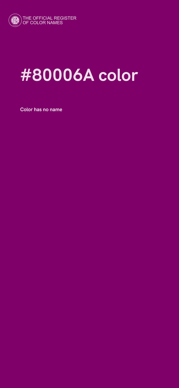 #80006A color image