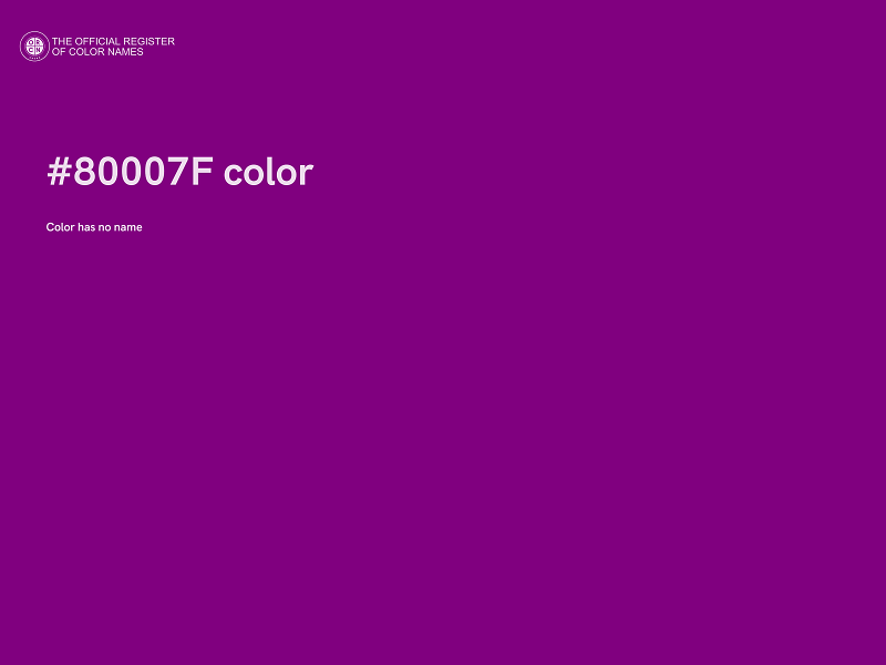 #80007F color image