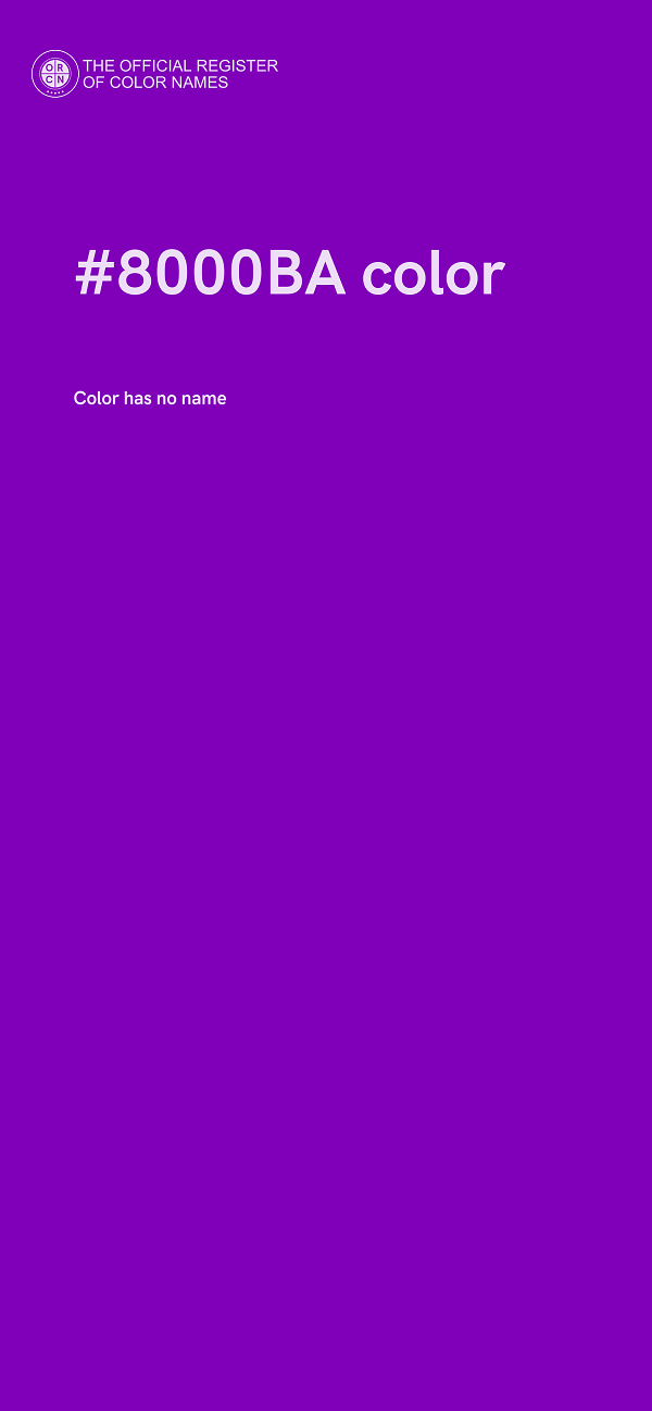 #8000BA color image