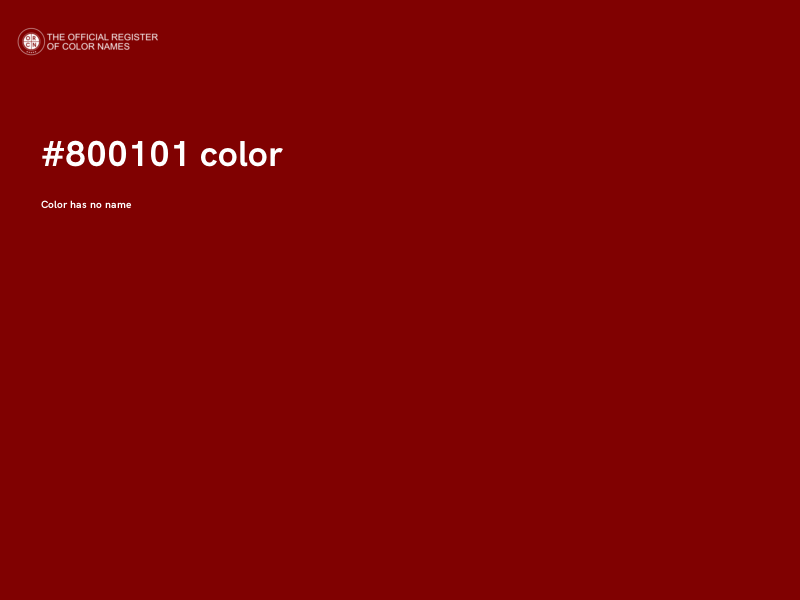 #800101 color image