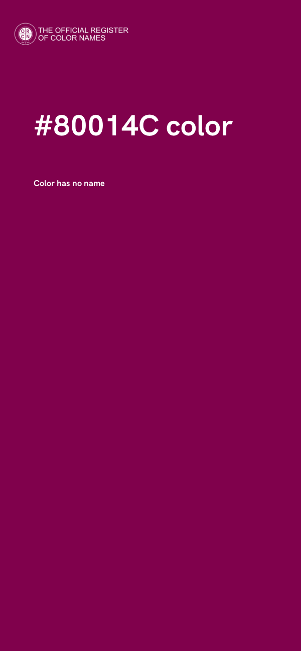 #80014C color image