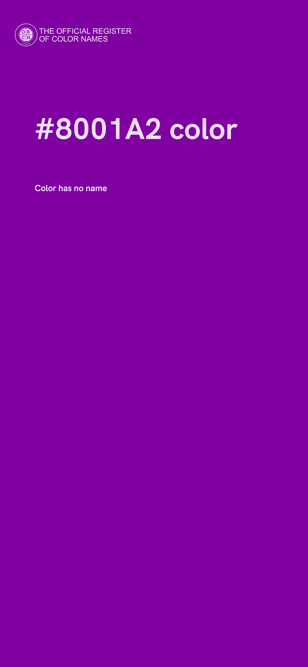 #8001A2 color image