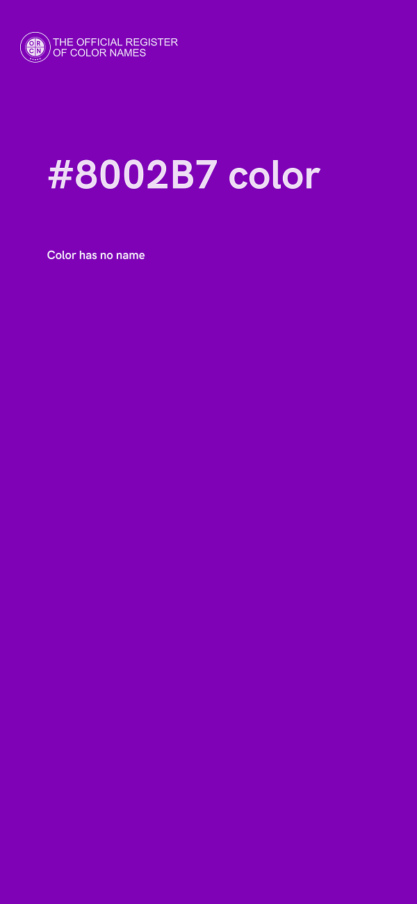 #8002B7 color image