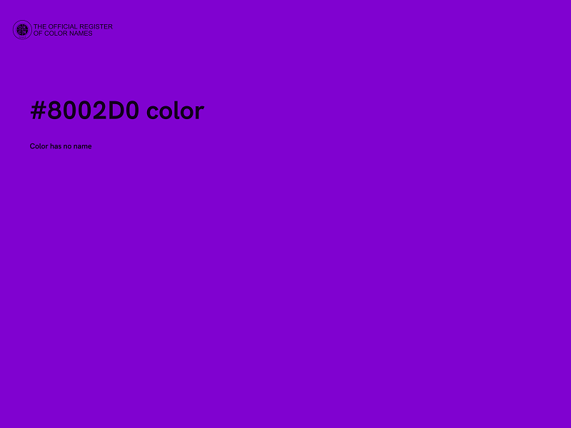 #8002D0 color image