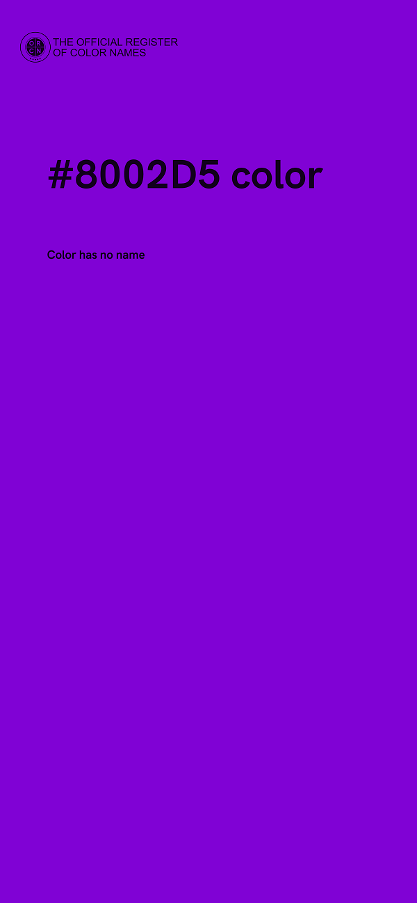 #8002D5 color image
