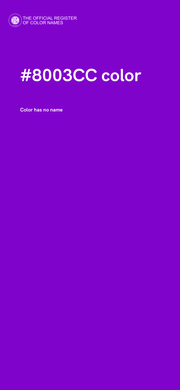 #8003CC color image