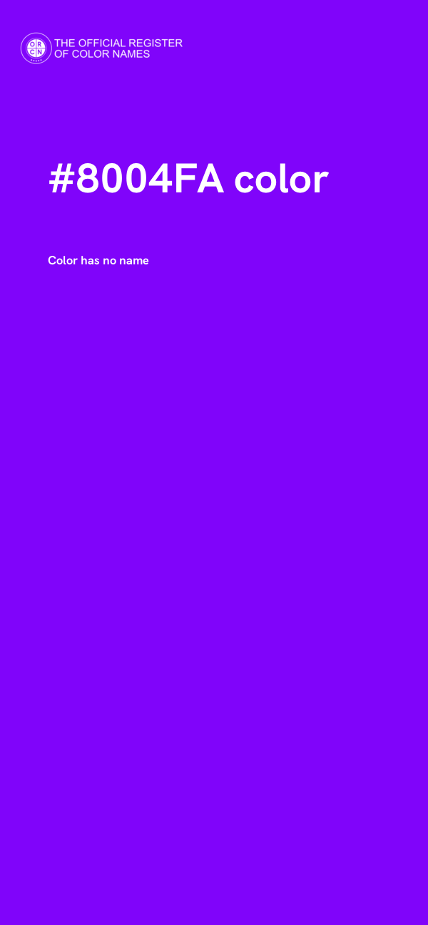 #8004FA color image