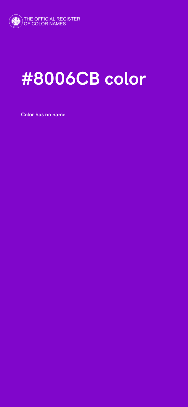 #8006CB color image