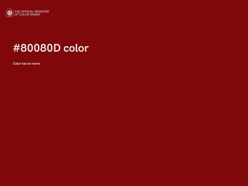 #80080D color image