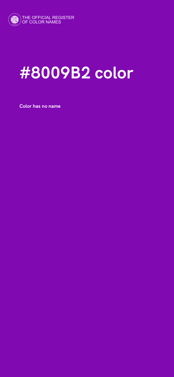 #8009B2 color image