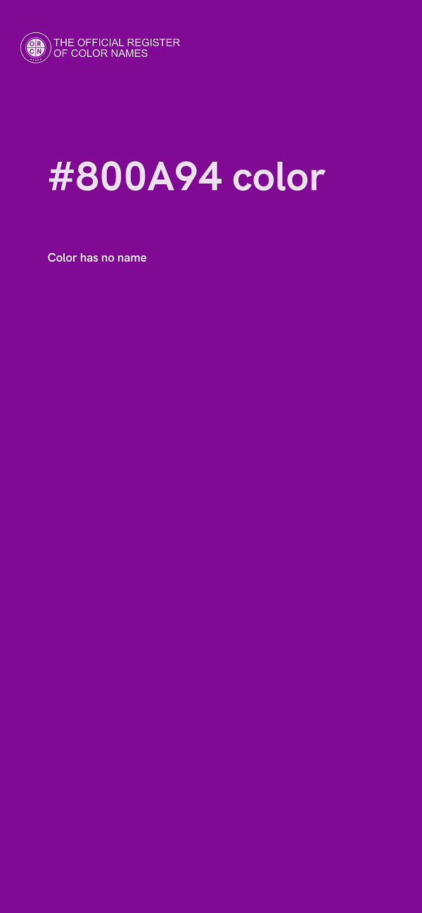 #800A94 color image
