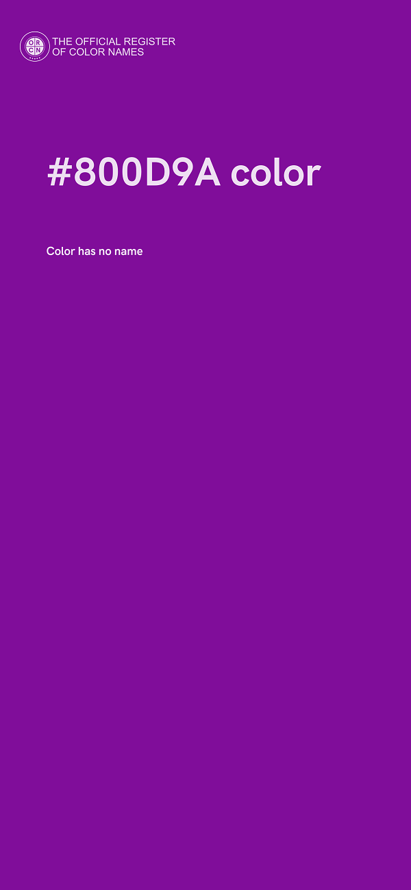 #800D9A color image