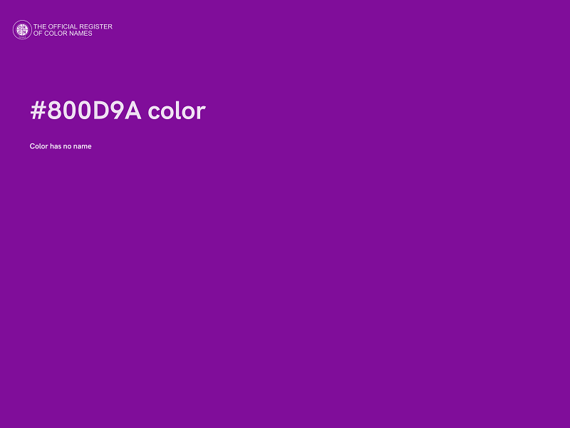 #800D9A color image
