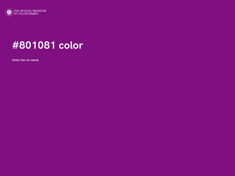 #801081 color image