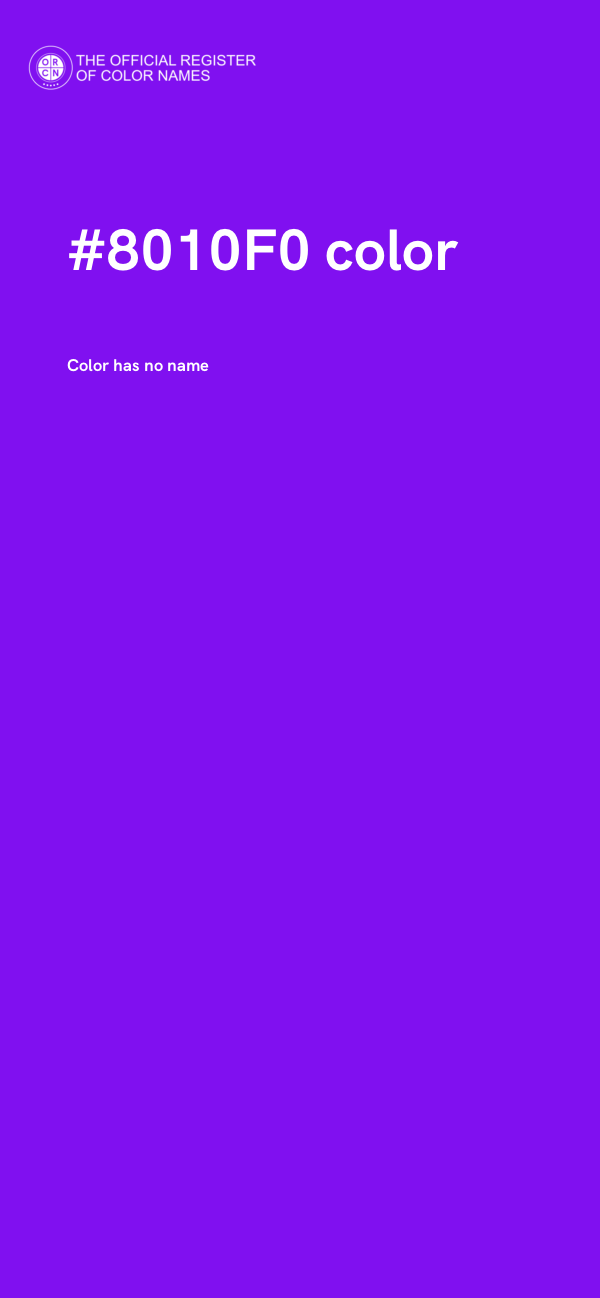 #8010F0 color image