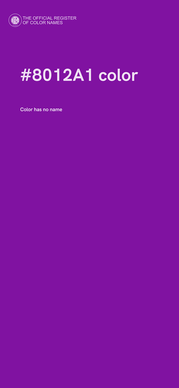 #8012A1 color image