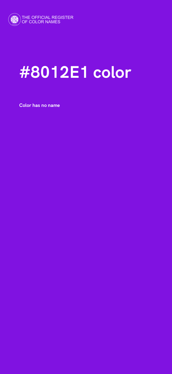 #8012E1 color image