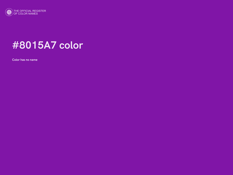 #8015A7 color image