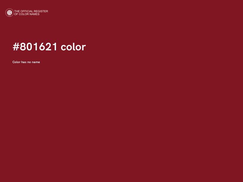 #801621 color image