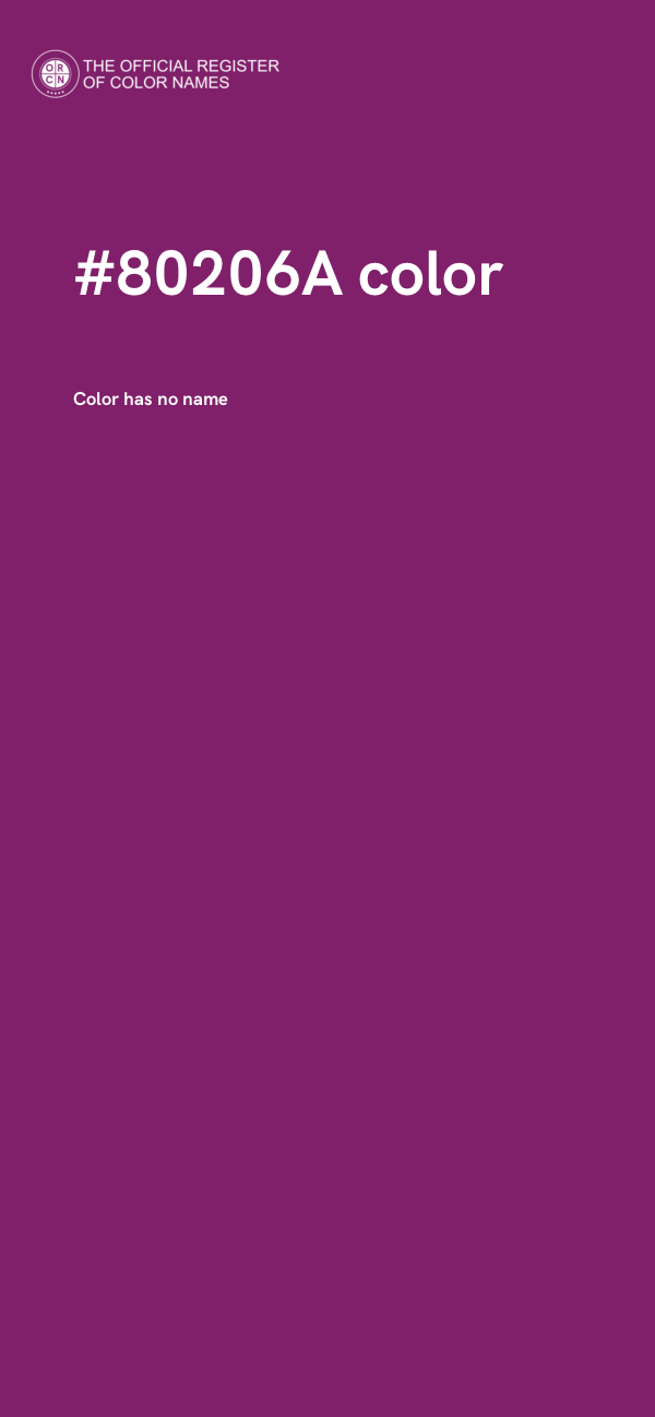 #80206A color image