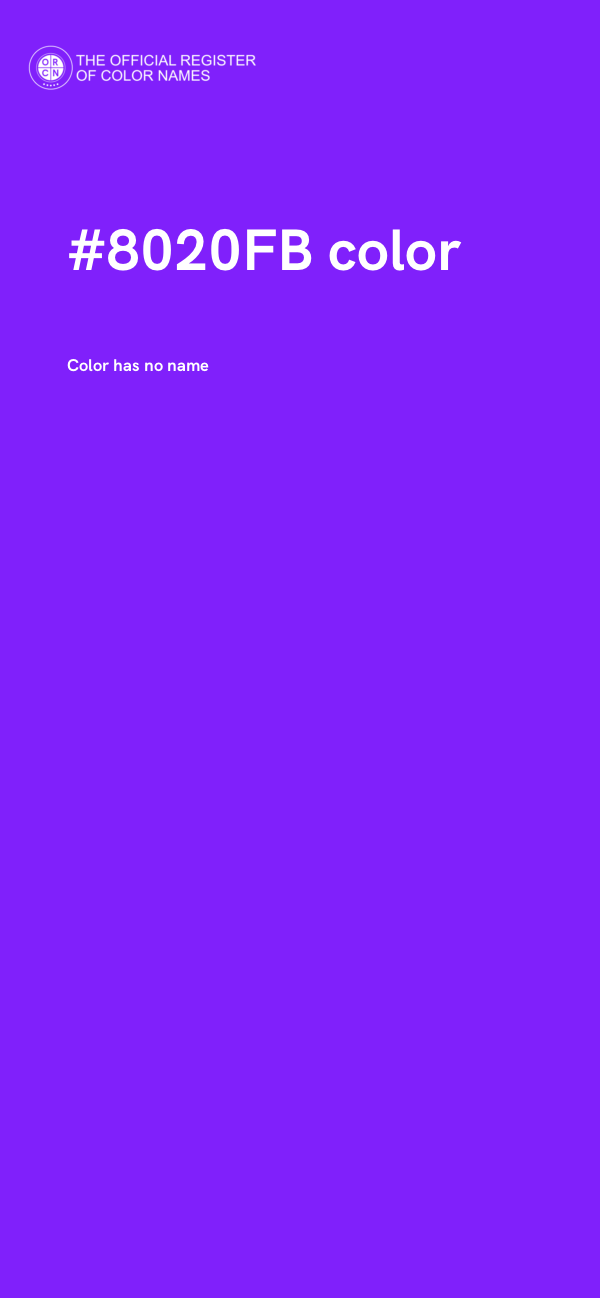 #8020FB color image