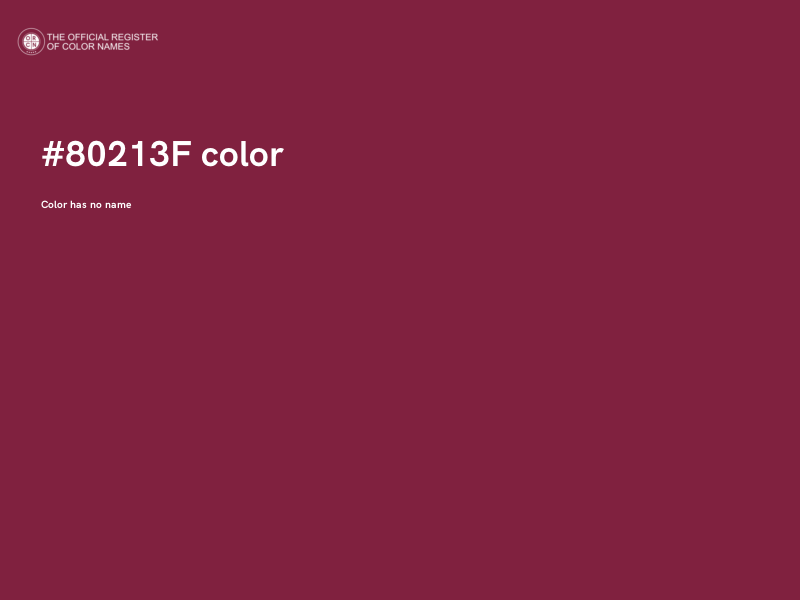 #80213F color image