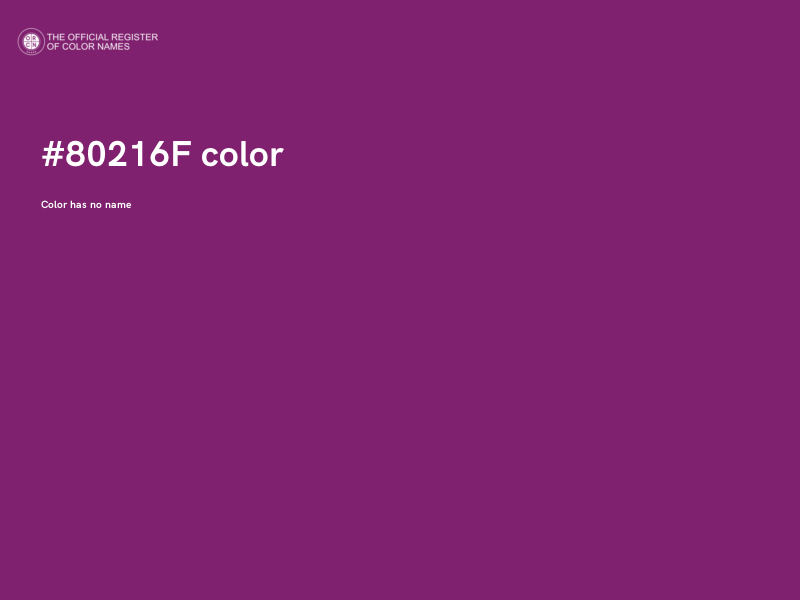 #80216F color image