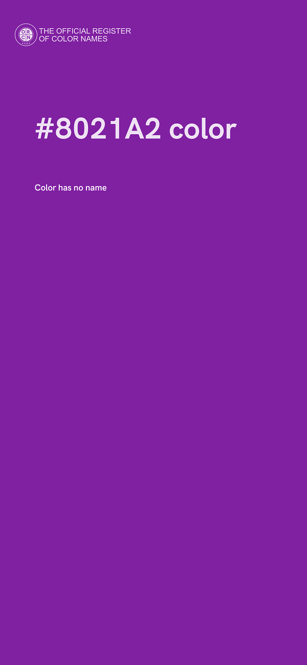 #8021A2 color image