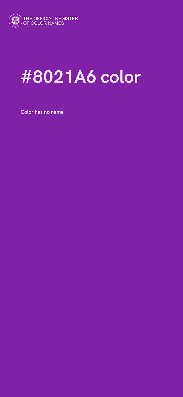#8021A6 color image