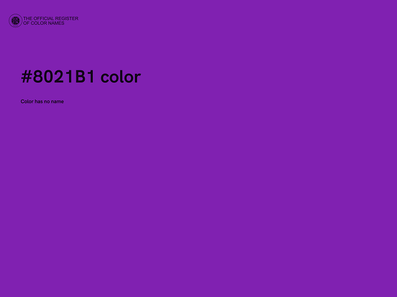 #8021B1 color image