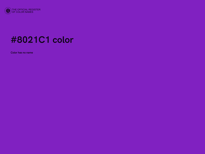 #8021C1 color image