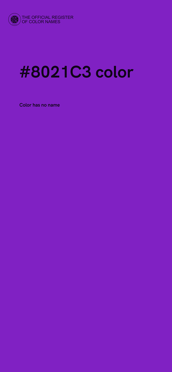 #8021C3 color image