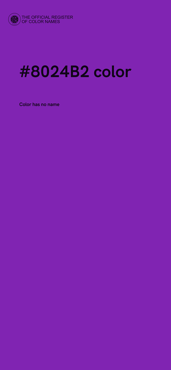#8024B2 color image