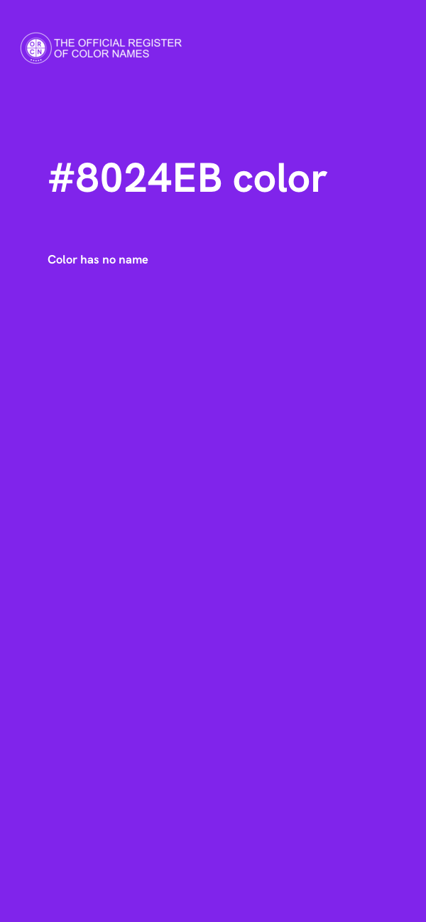 #8024EB color image