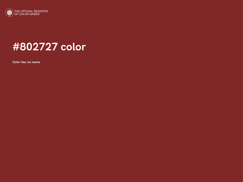 #802727 color image