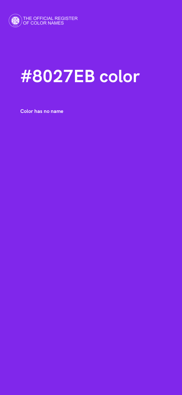 #8027EB color image