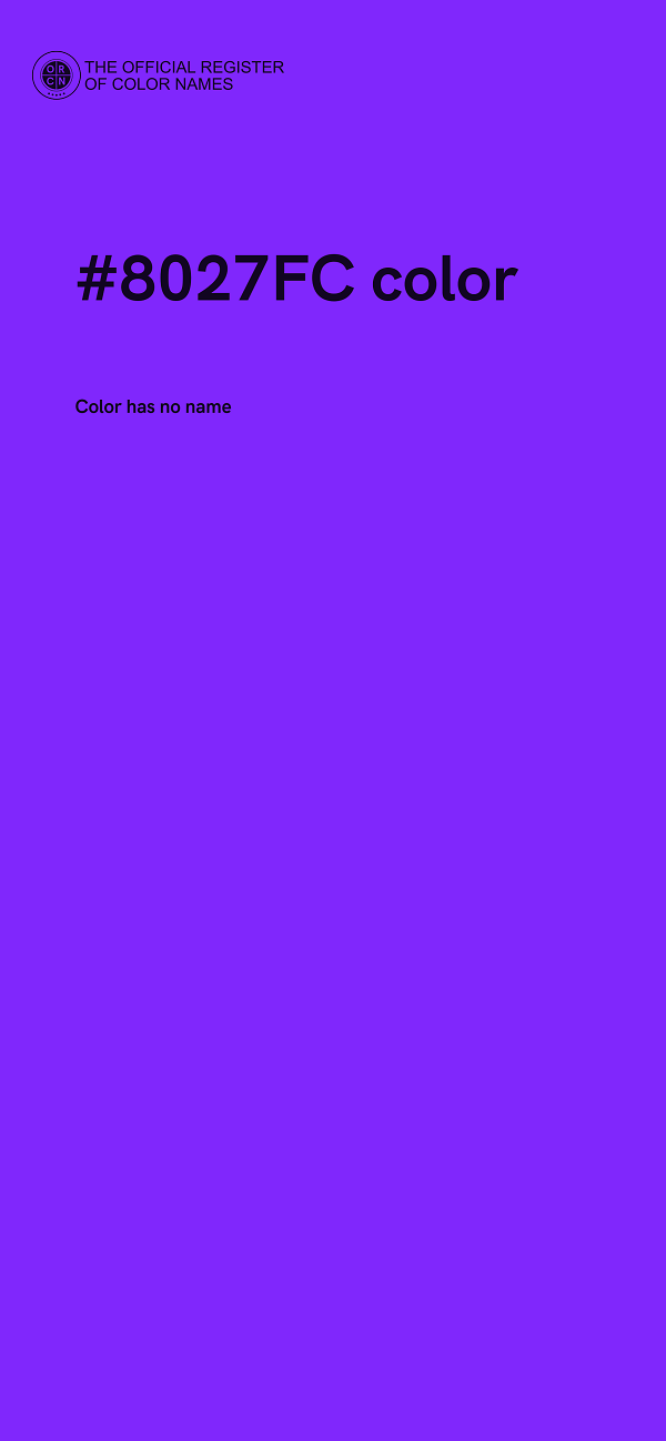 #8027FC color image