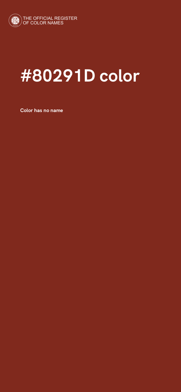 #80291D color image