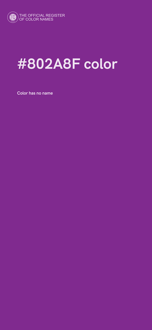 #802A8F color image