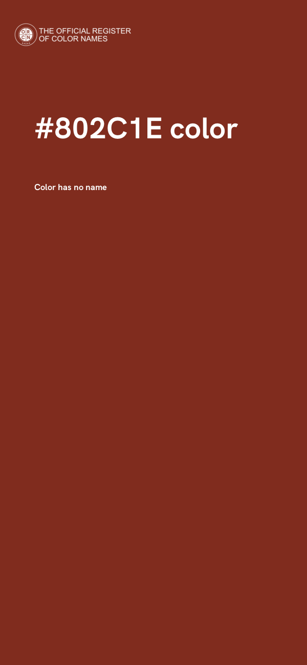 #802C1E color image