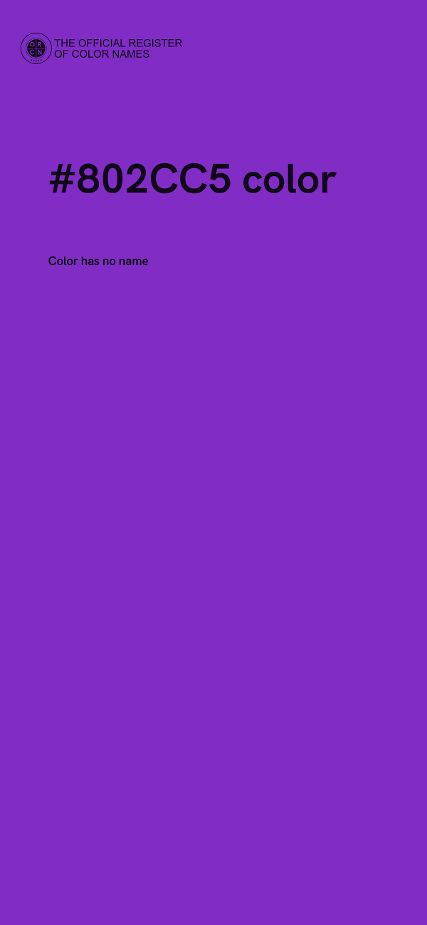#802CC5 color image